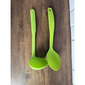 Farberware Ladel 11" and Spoon Lime Green